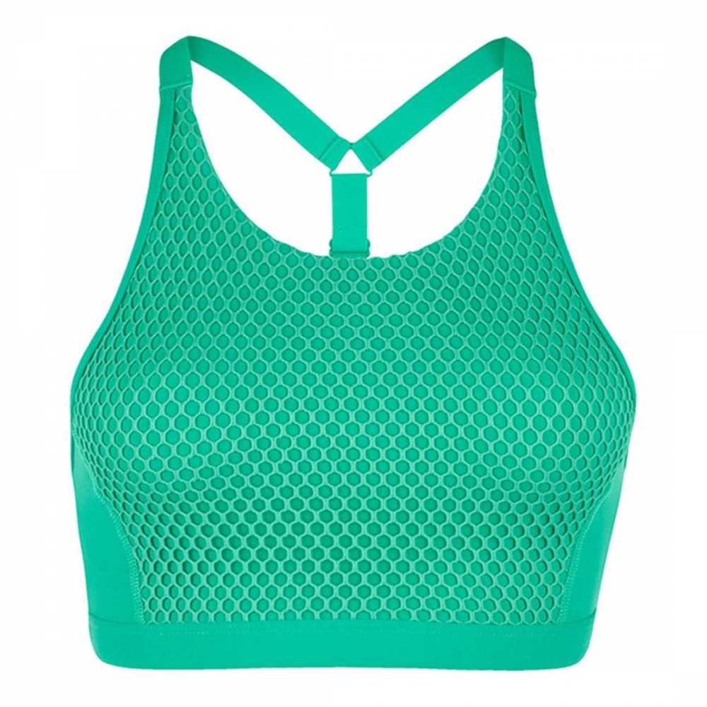 LORNA JANE NWT - HIGH NECK - M - Y-BACK SPORTS BRA